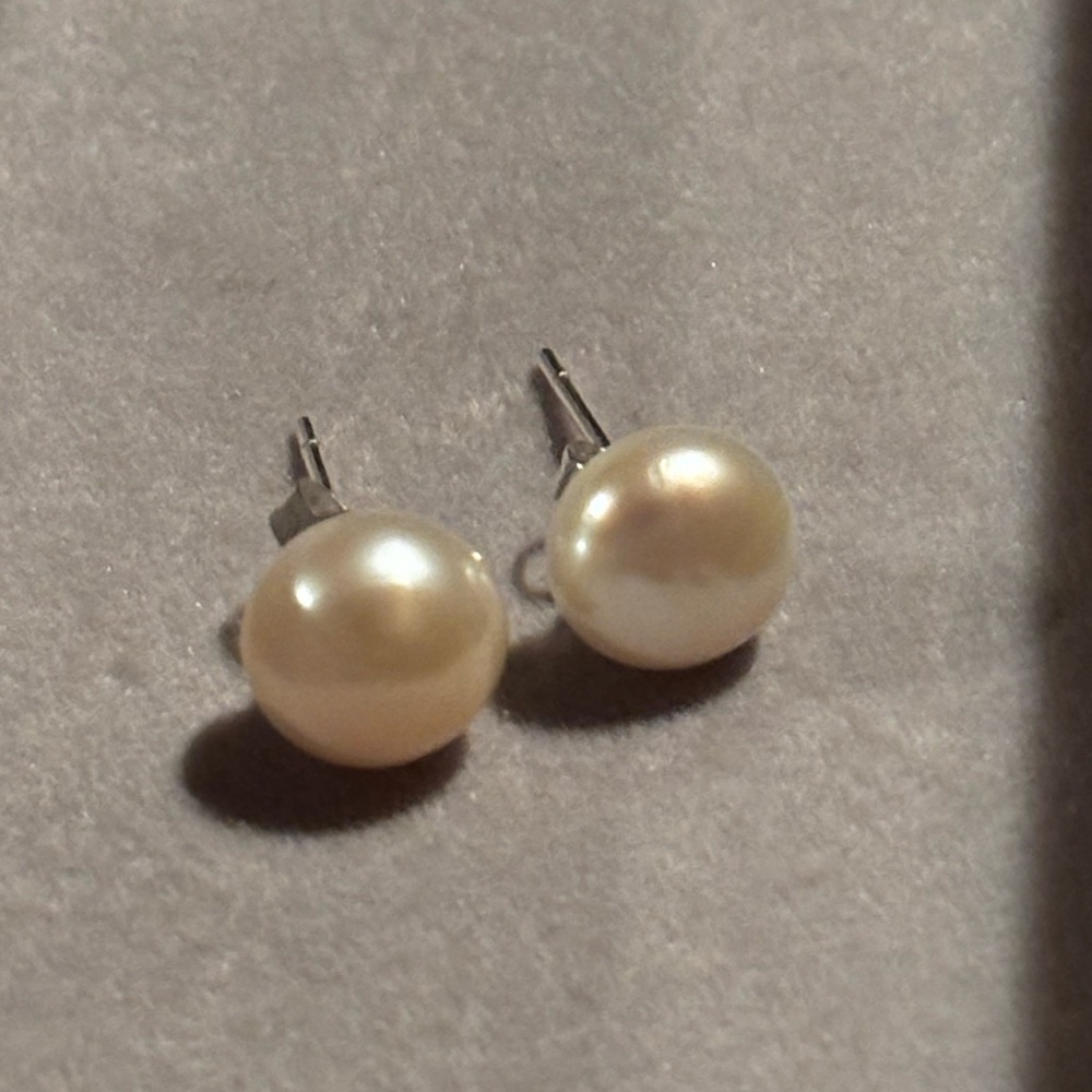 Genuine Akoya Pearls on Genuine 925 Silver - Picture 3 of 4